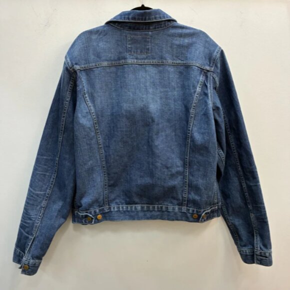 Vtg Ralph Lauren Jeans Co Blue Denim Jean Jacket trucker classic Americana. XL - Picture 3 of 4